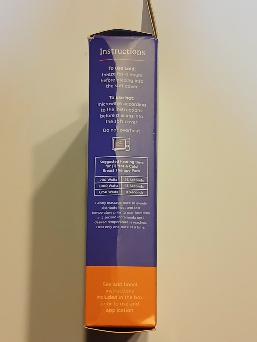 Lansinoh Multi Tasking Pain Relief For Tender Breast Hot & Cold Breast Pads NEW - Picture 3 of 5